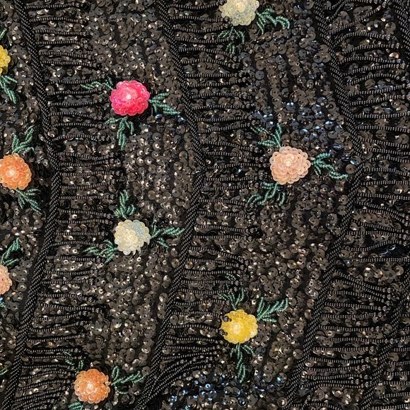 Vintage 1960s Sequin and Beaded Top - Picture 4 of 9